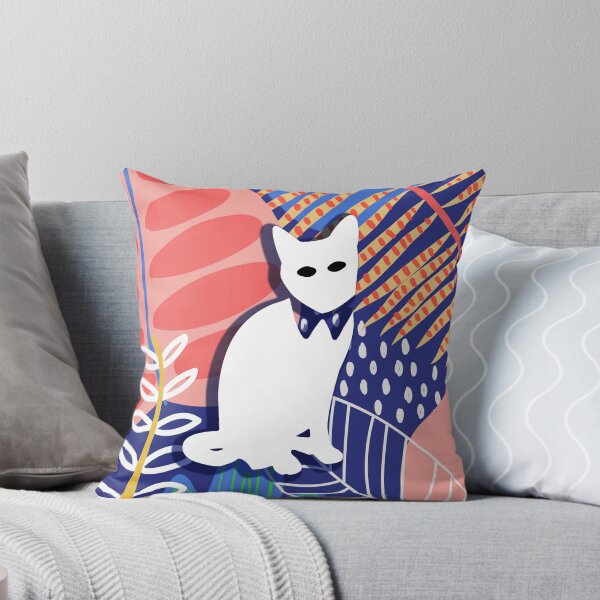 Item preview, Floral Cat in Flowers Popoki 706 designed and sold by VinBasis.