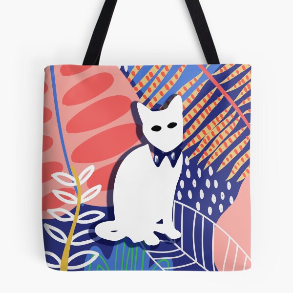 Item preview, Floral Cat in Flowers Popoki 706 designed and sold by VinBasis.