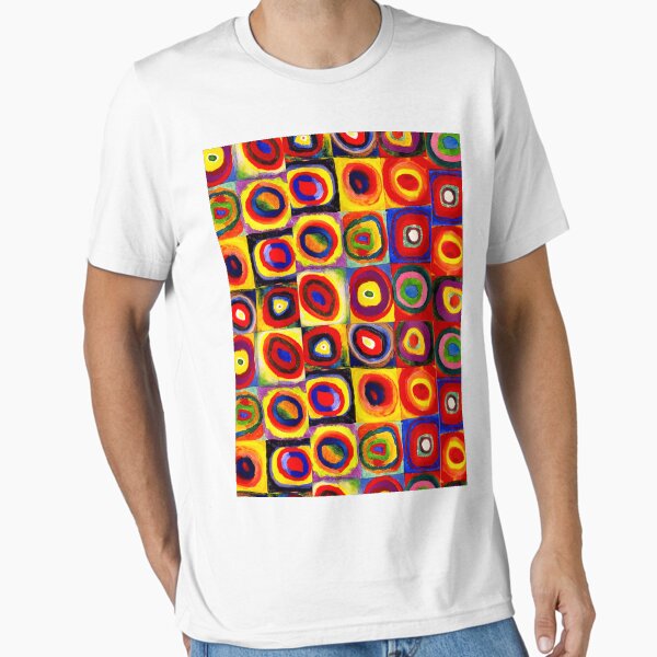Item preview, Kandinsky Modern Squares Circles Colorful designed and sold by antiqueart.