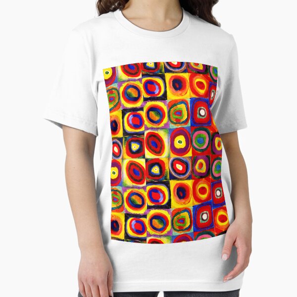 Item preview, Kandinsky Modern Squares Circles Colorful designed and sold by antiqueart.