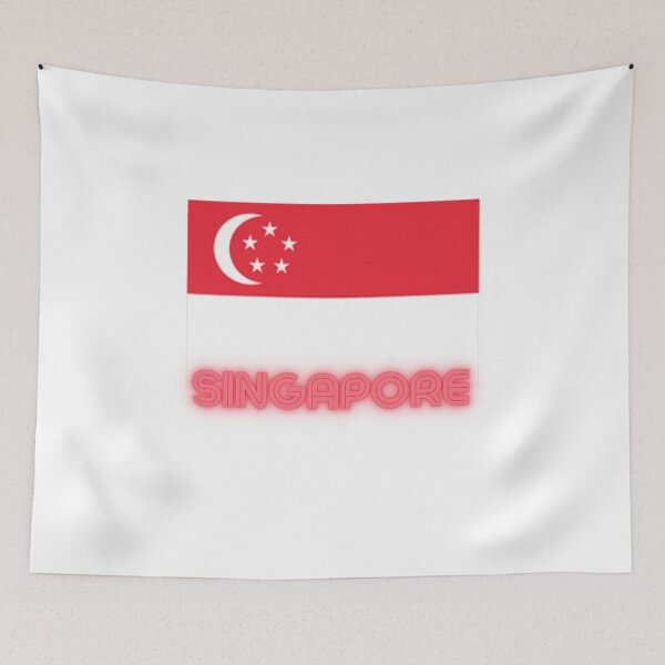 Item preview, Singapore flag designed and sold by Sara 2000.