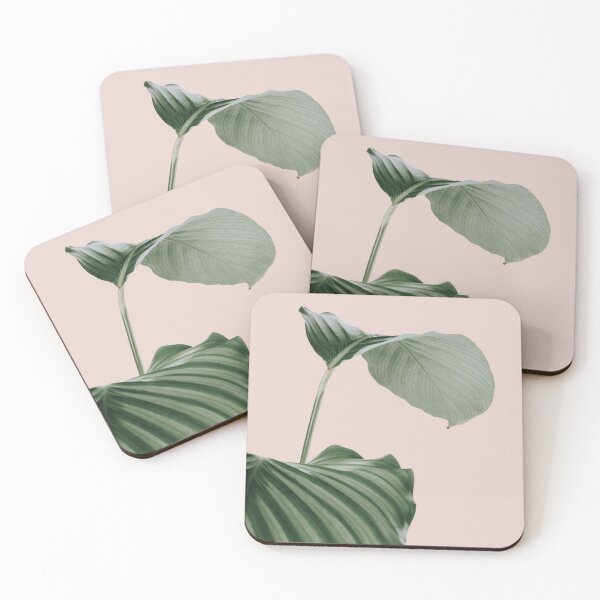 Item preview, Palm leaves on a pink background designed and sold by Chantelle Flores.