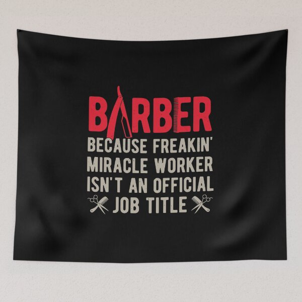 Item preview, Barber Funny designed and sold by artworkbyrihen.