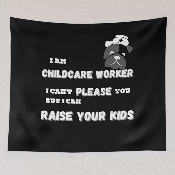 Item preview, Childcare worker raise kids funny gift idea  designed and sold by chi vana.