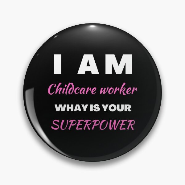 Item preview, Childcare worker superpower funny gift idea  designed and sold by chi vana.