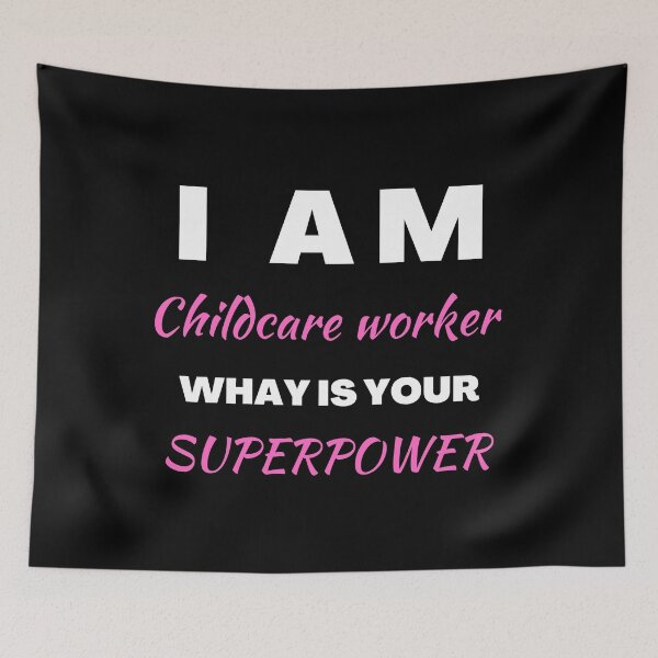 Item preview, Childcare worker superpower funny gift idea  designed and sold by chi vana.