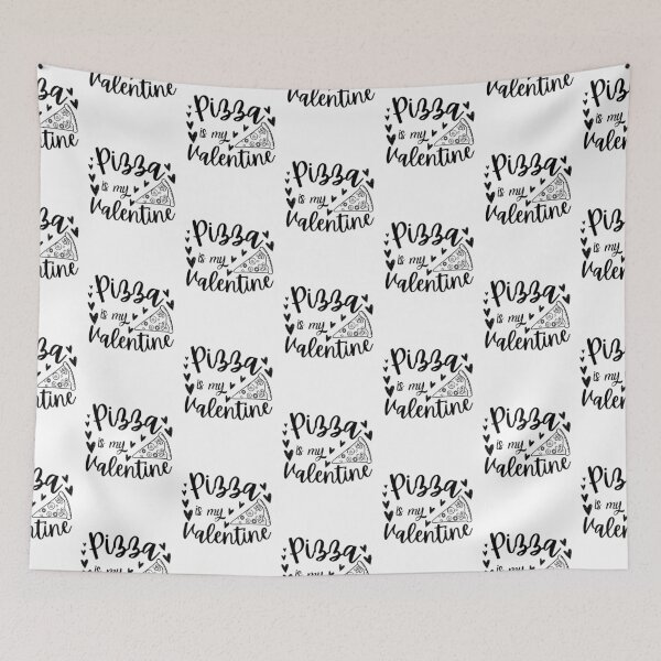 Item preview, Pizza Is My Valentine Typography Design  designed and sold by Valuential.