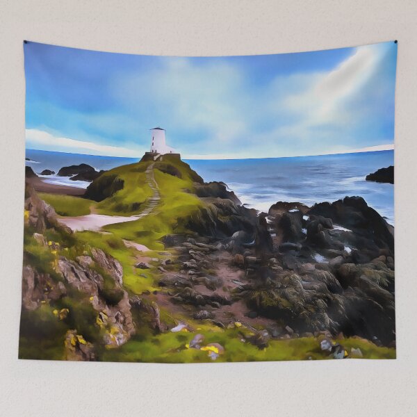 Item preview, Ty Mawr Lighthouse (Painting) designed and sold by cmphotographs.