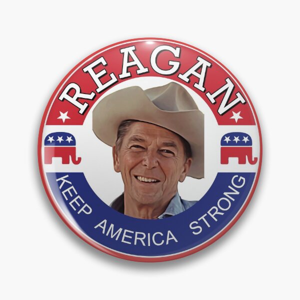 Item preview, Ronald Reagan Vintage Campaign // Keep America Strong designed and sold by acquiesce13.