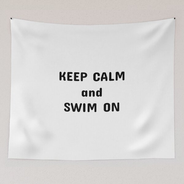 Item preview, Keep calm and swim on, Swimmer, Sport, Fitness designed and sold by cyhdesign.