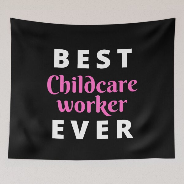 Item preview, Best Childcare worker ever funny gift idea  designed and sold by chi vana.