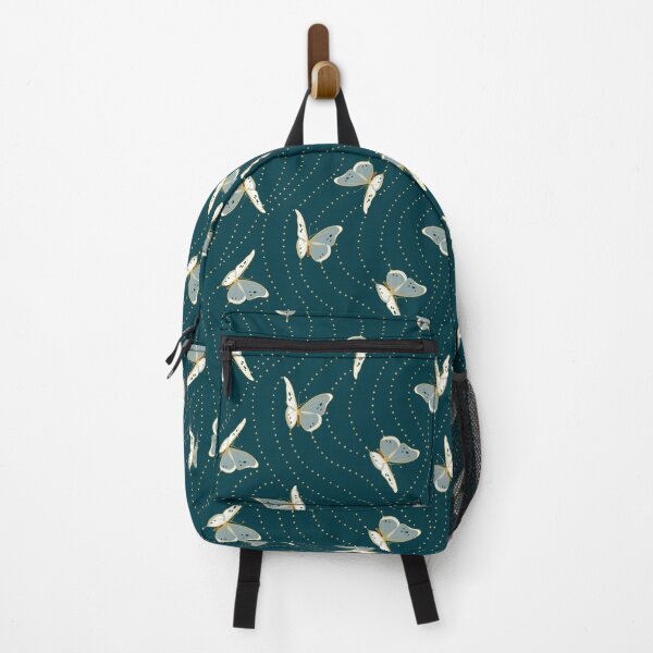 Item preview, White Eyelet Butterflies | Deep Teal designed and sold by L Diane Johnson.