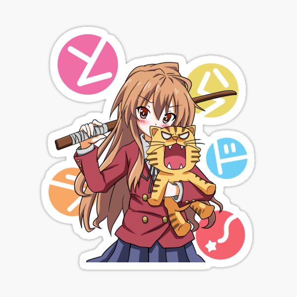 Japanese Anime Toradora Taiga Aisaka Sticker Laptop 