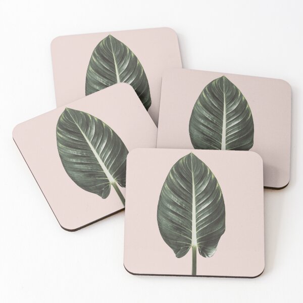 Item preview, Palm leaf on a pink background designed and sold by Chantelle Flores.