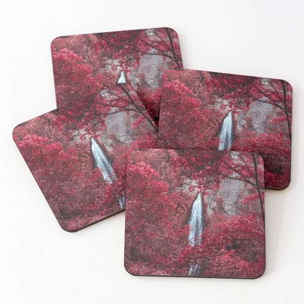 Item preview, The Red Forest and a Waterfall designed and sold by NinaNayko.