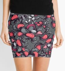 Floral composition with wild berries. Mini Skirt