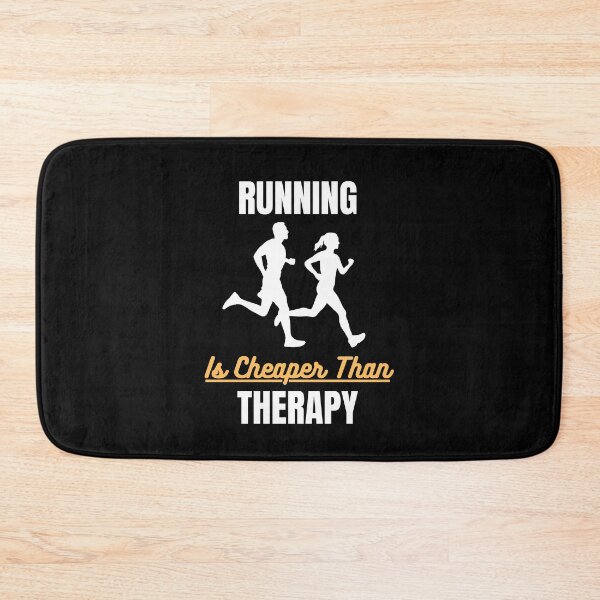 Item preview, Running Is Cheaper Than Therapy designed and sold by momsnpops.
