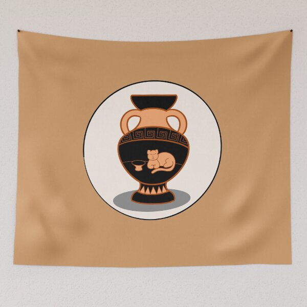 Item preview, Ancient Greek Cat Vase designed and sold by Cor-de-Rosa.