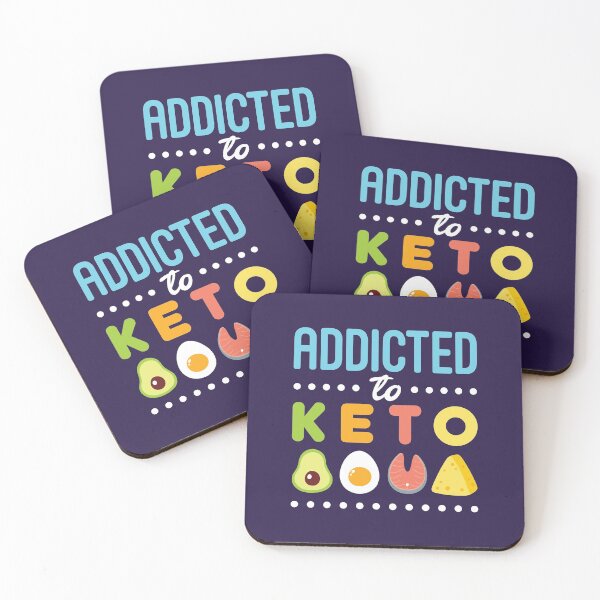 Item preview, Addicted to Keto Funny Ketogenic Diet Low Carb High Fat designed and sold by jaygo.