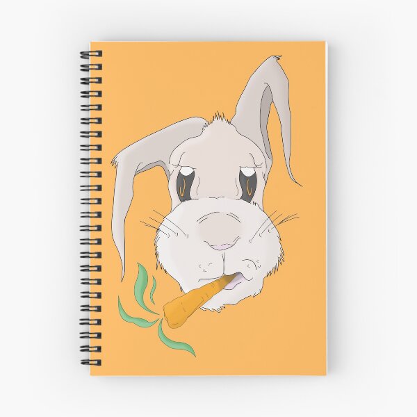 Item preview, A cute rabbit and his carrot designed and sold by Charline Chasseriaud.
