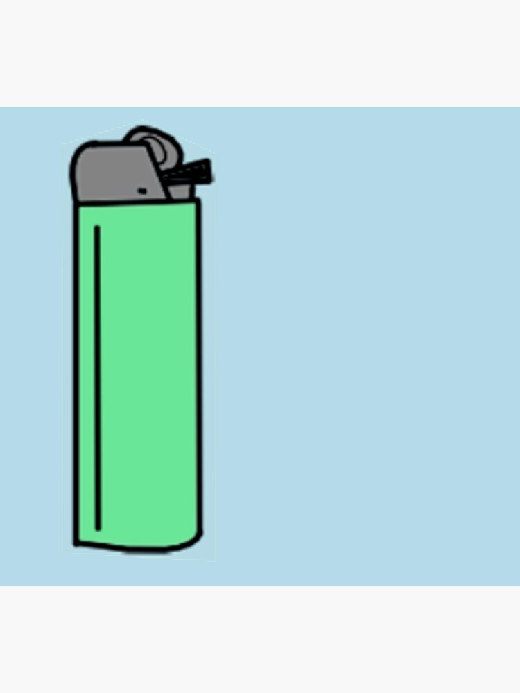 "lime green simple lighter drawing " Photographic Print for Sale by