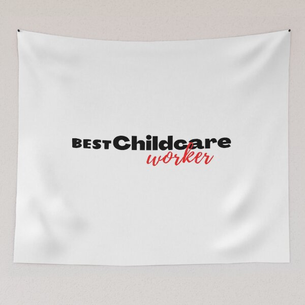 Item preview, Best Childcare worker funny family gift idea  designed and sold by chi vana.