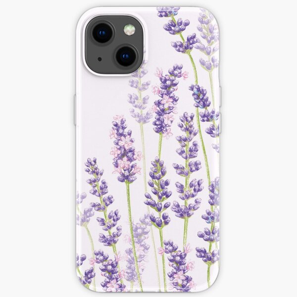 Lavender Fancy - Purple Flowers iPhone Soft Case