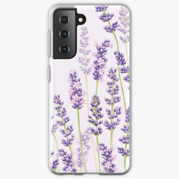 Lavender Fancy - Purple Flowers Samsung Galaxy Soft Case