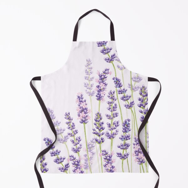 Lavender Fancy - Purple Flowers Apron
