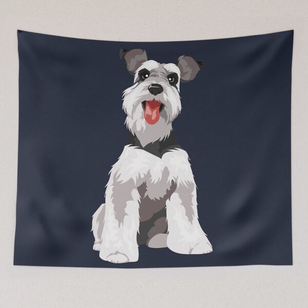 Item preview, Schnauzer dog art pets dogs cute sweet puppy designed and sold by Coolstuff4you71.