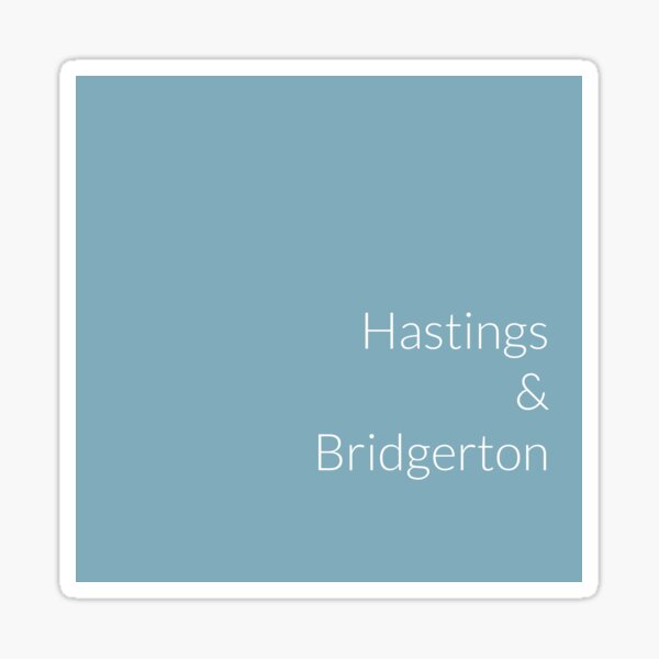 Aperçu de l'œuvre Hastings et Bridgerton créée et vendue par BridgertonStyle.