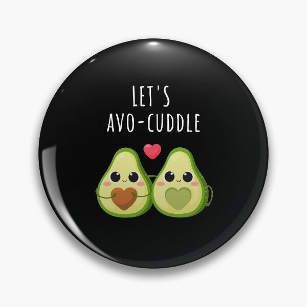 Item preview, Let's Avo-Cuddle - Funny Cute Valentines Day, Anniversary, Engagement Gift For Him/Her designed and sold by Ellisen Prints.