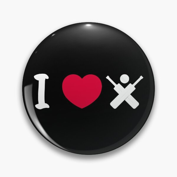 Item preview, I Love Cricket Fan Funny Cricket Lover Gift for Valentines Day designed and sold by xtocky.