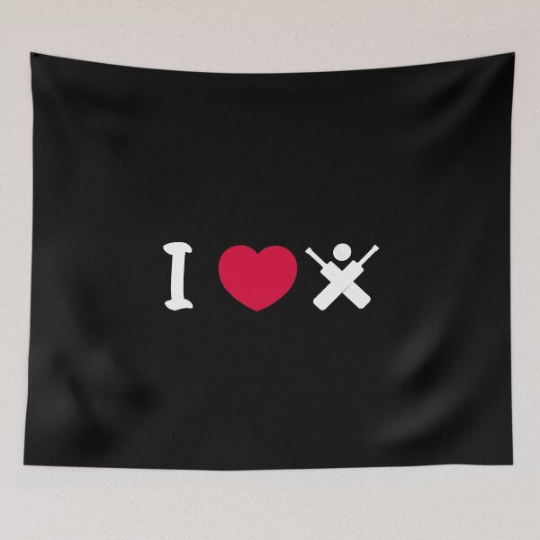 Item preview, I Love Cricket Fan Funny Cricket Lover Gift for Valentines Day designed and sold by xtocky.