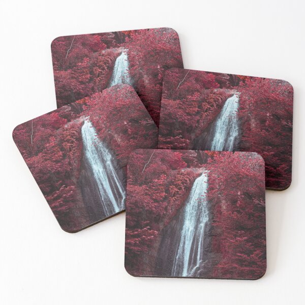 Item preview, The Red Garden and a Waterfall designed and sold by NinaNayko.