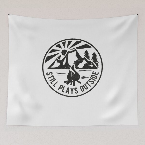 Item preview, Outdoor camping is still playing outside designed and sold by ElBeDesigns.