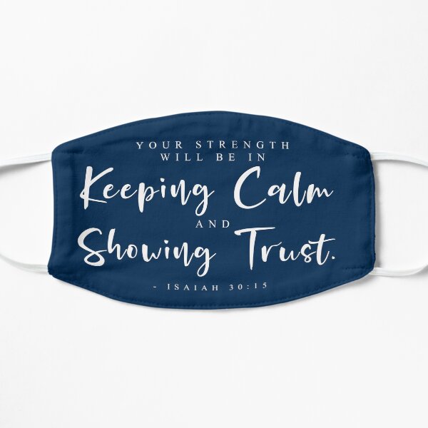 Yeartext 2021- Navy Blue Flat Mask