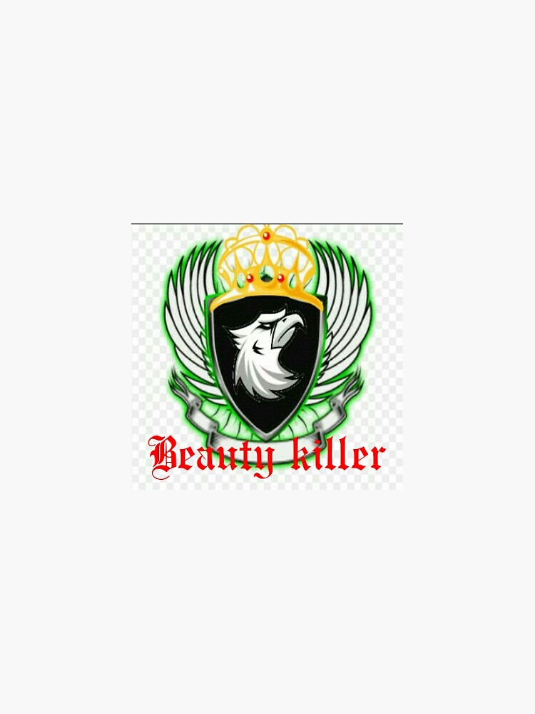 "Beauty killer" Sticker for Sale by Janasheen123 Redbubble