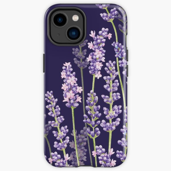 Funda de iPhone «Lavanda Fantasía - Flores moradas» de Fiona-Calder |  Redbubble