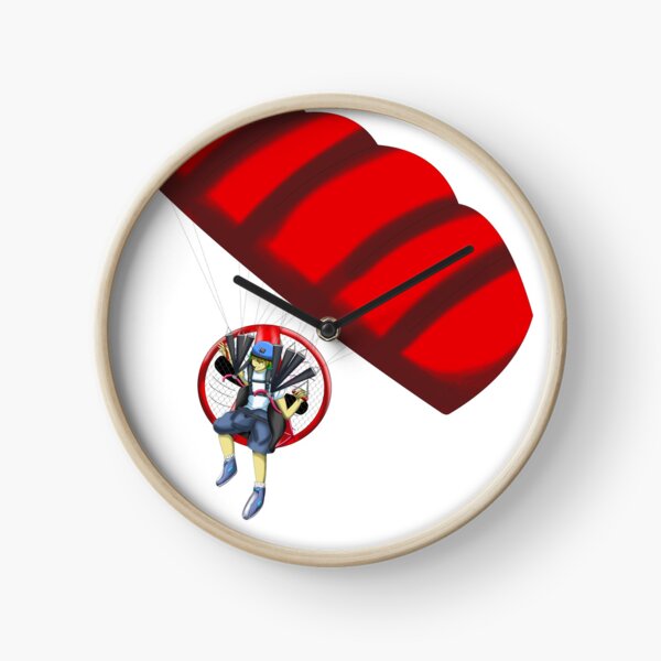 Anime Paramotor by Shandi Designs Clock