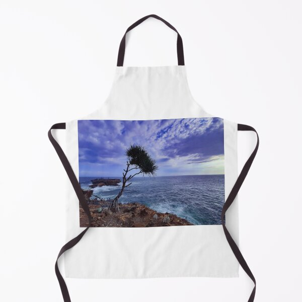 Item preview, A palm tree on rock plateau with a rock island in the sea designed and sold by kall3bu.