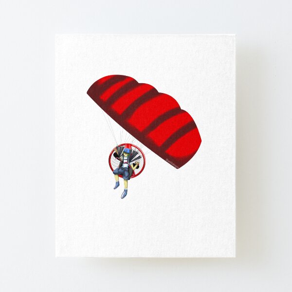 Anime Paramotor by Shandi Designs Canvas Mounted Print