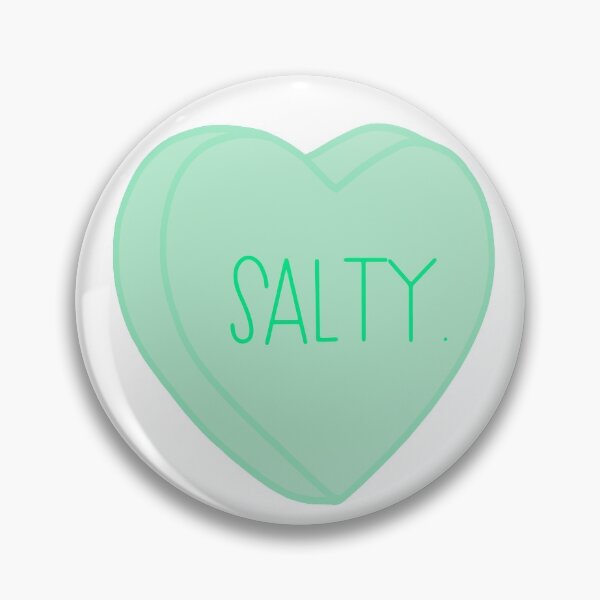 Item preview, Salty Conversation Heart designed and sold by AWardStickers.