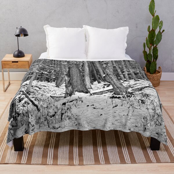 Item preview, Winter forest with the first snow designed and sold by frankuffmann.