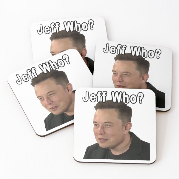 Artikelvorschau, Elon Musk Interview "Jeff Who?" entworfen und verkauft von Alex3214.