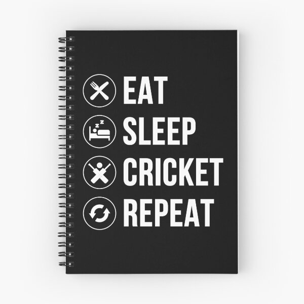 Item preview, Eat Sleep Cricket Repeat Funny Cricket Lover Gift  designed and sold by xtocky.