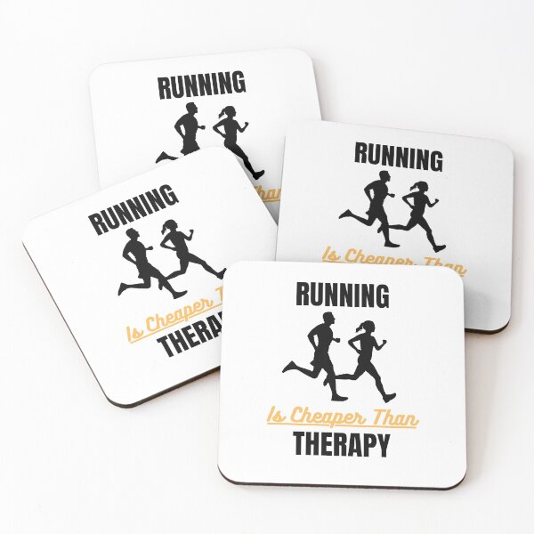 Item preview, Running Is Cheaper Than Therapy designed and sold by momsnpops.