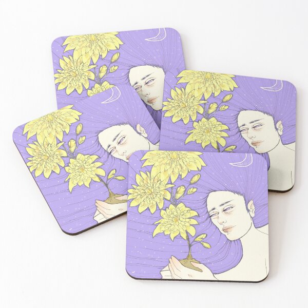 Item preview, The girl with Violet hair designed and sold by catefleurs.