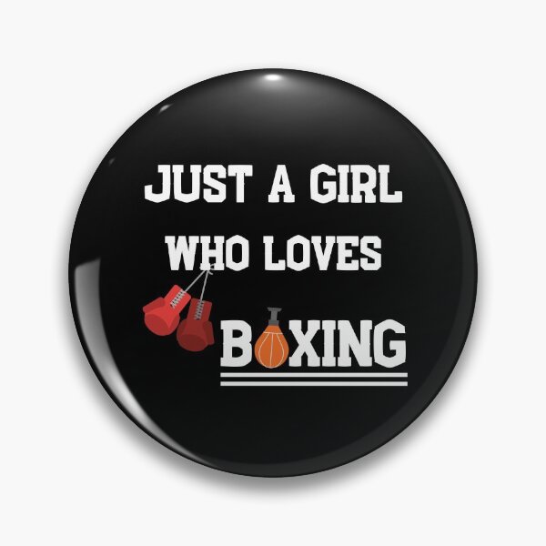 Item preview, Just A Girl Who Loves Boxing designed and sold by Quadghouls.