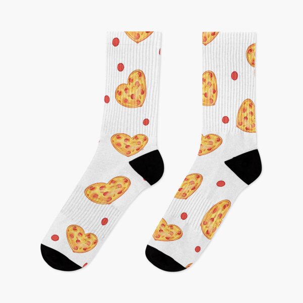 Item preview, Pizza Pink White Love pattern designed and sold by essskina.